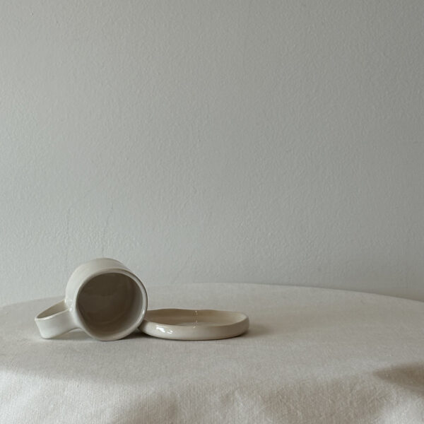 Taza de café con platito - Imagen 4
